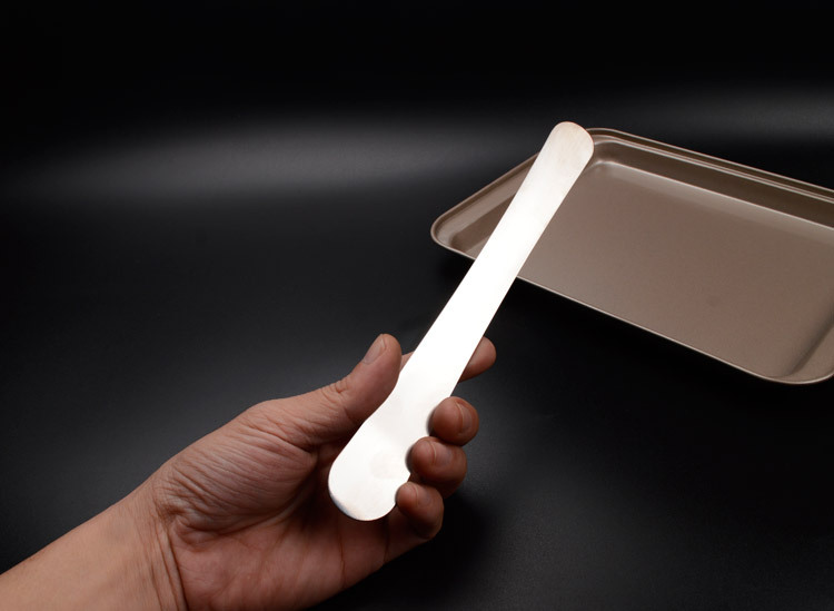 Stainless steel integrated round head demoulding knife small cup cake cream spatula baking cake utensils
