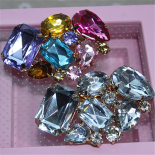 Ebay cross-border supply of women's shoes alloy disassembly crystal shoes flower buckle shoes jewelry decoration accessories repair shoes accessories