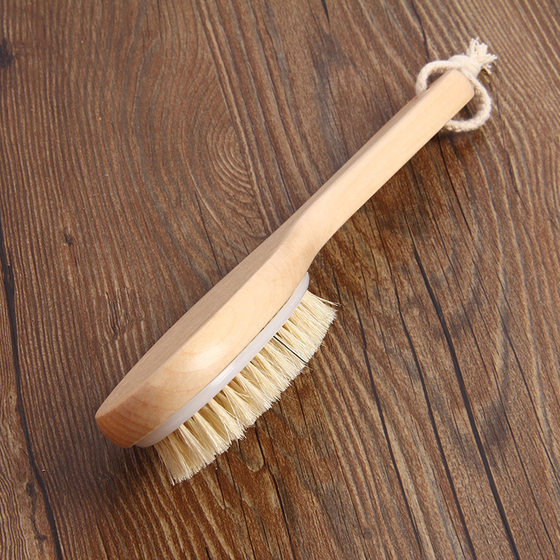 307 chicken leg curved handle bristle bath brush bath brush massage brush exfoliating bath brush home daily one-piece delivery