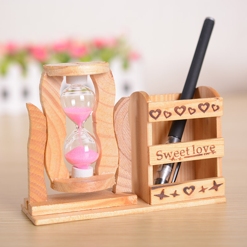 Children's Day Gift Creative Practical Hourglass Pen Holder School to Send Kindergarten Friends Children Prizes Graduation Gift