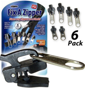 Cross-border source TV Zipper head Fix A Zipper 6 Pack Fix A Zippedmr Zipper head