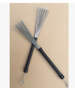 Drum Set, Steel Wire Drum Brush for Jazz Drums, Metal Drum Brush, Drum Stick