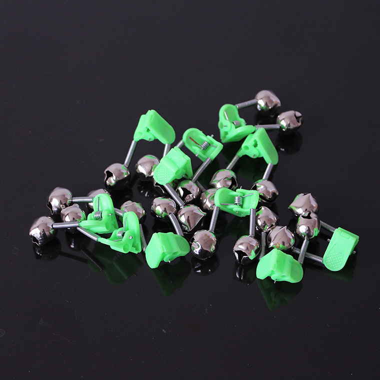 Hongchuan fish bell alarm fishing rod Bell sea Rod double bell clip Bell can be inserted night fishing light alarm bell fishing gear wholesale