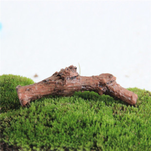 Micro landscape cartoon decoration resin succulent decoration dried wood tree root branch sand tray model