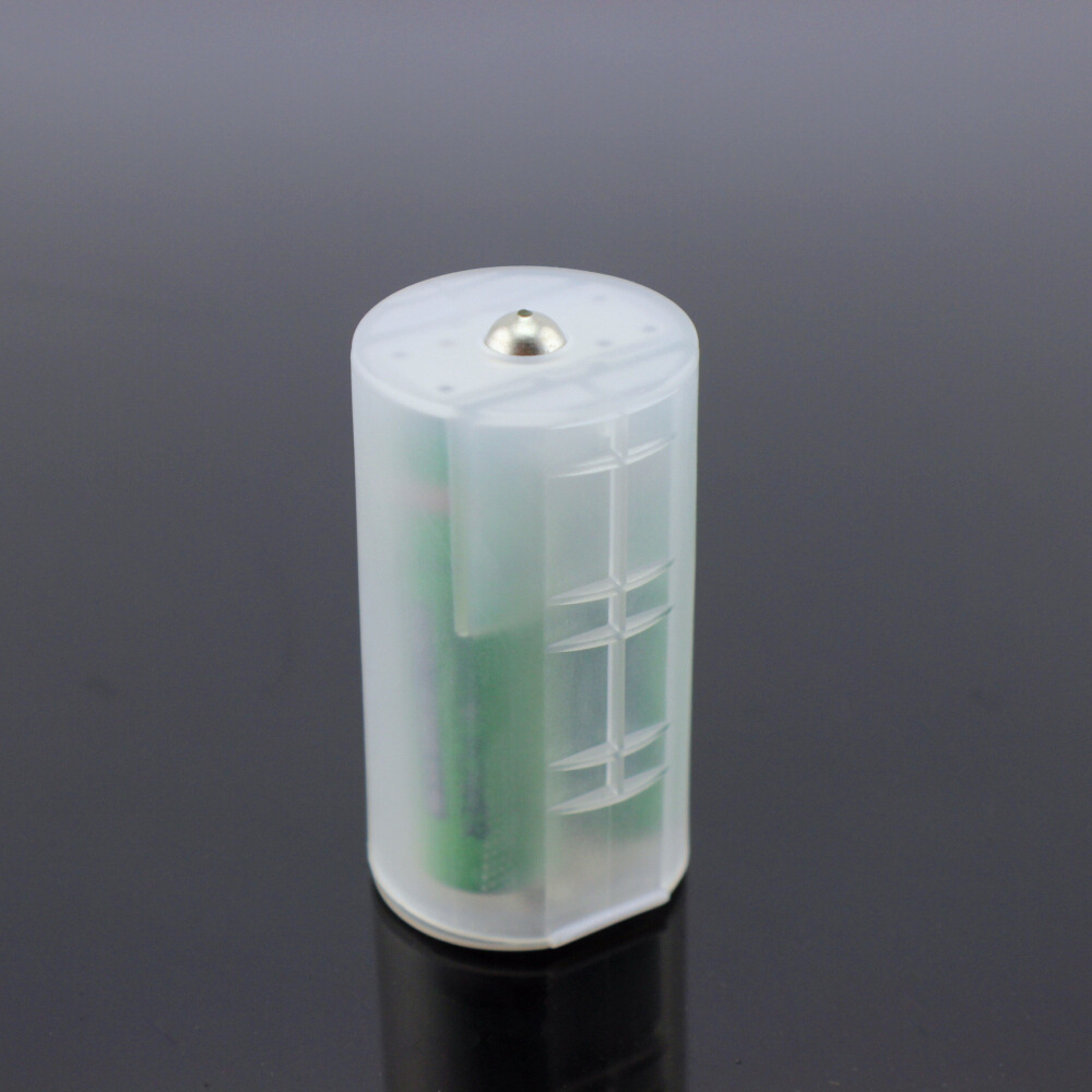 AA to D battery converter tube No. 5 to No. 1 battery box