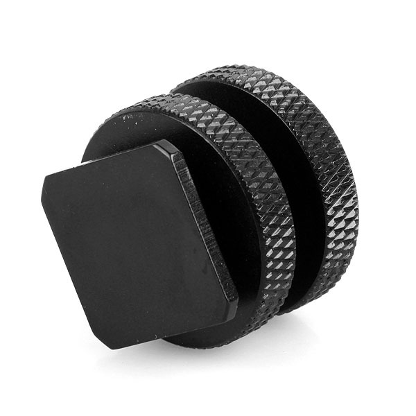 Enhanced version 1/4 double-layer screws 1/4 screw hole turn hot shoe socket double screws can be locked up and down