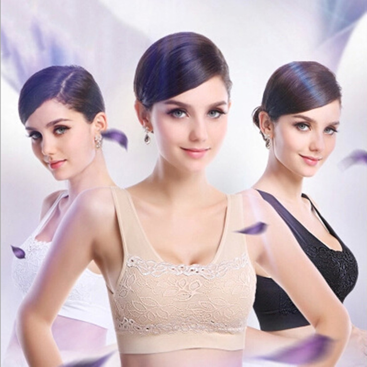 Sports Rim-free Underwear Rim-free Lace Sexy Bra Bra Seamless One-piece Women's Anti-walking Tube Top