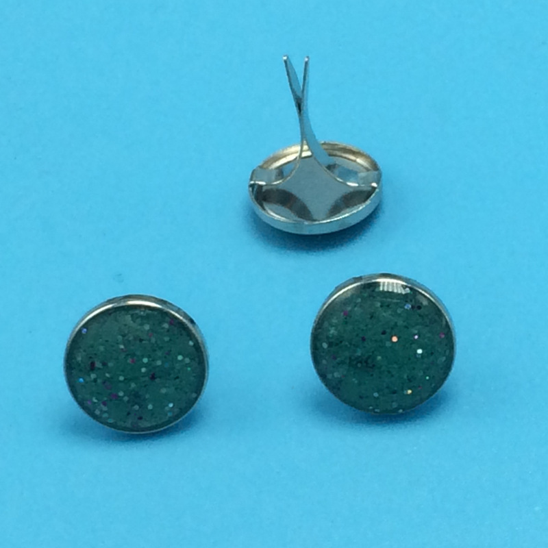 12mm artificial glue dripping color two-legged nail sequin two-legged nail double-legged nail powder dripping glue