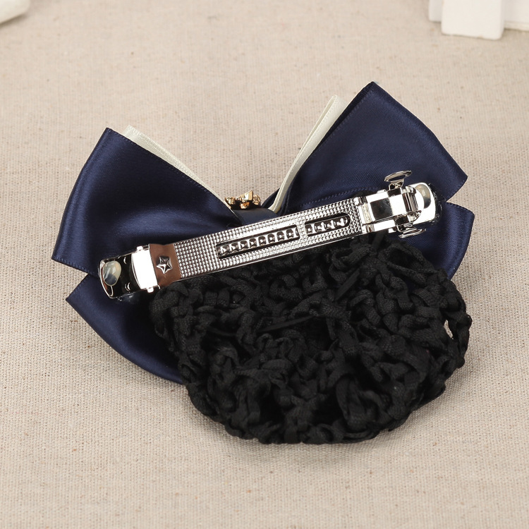 Professional Hair Flower Nurse Hairpin Hair Net Phnom Penh Polyester Belt Headwear Postal Bank Stewardess Hotel Work Hairpin_voghion.com