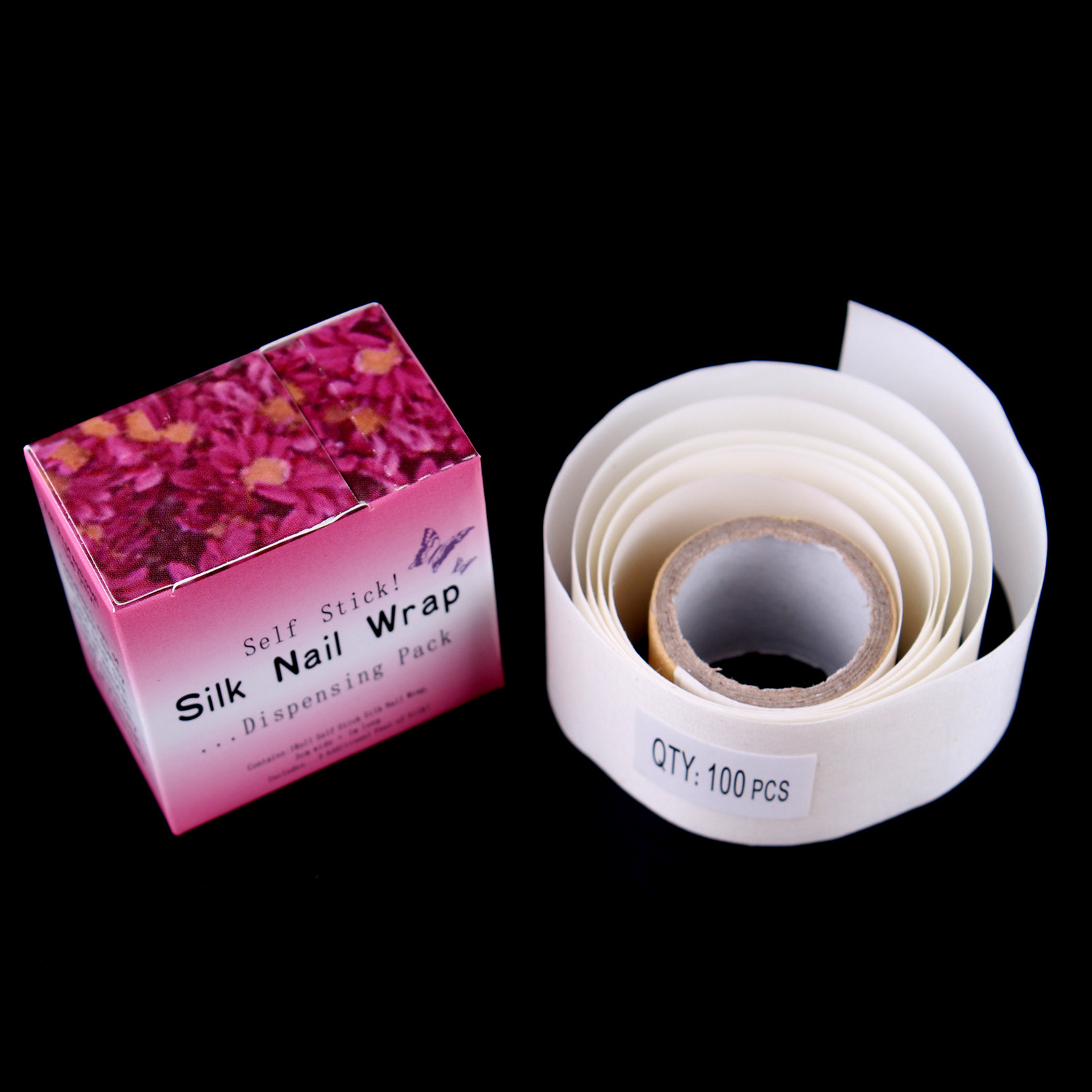 Cross-border nail products nail stickers new nail stickers silk nail stickers