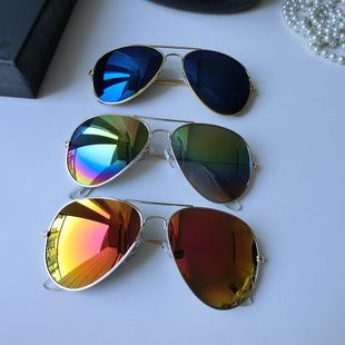 Fashion 3026 colorful coated sunglasses 3025 with pilot sunglasses toad glasses factory wholesale