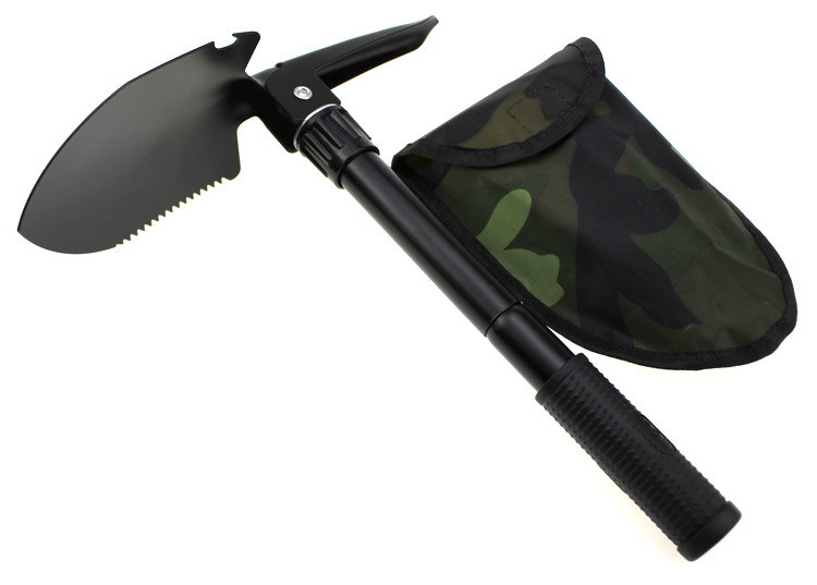 Multifunctional folding shovel outdoor engineer shovel small size folding shovel/pick camping folding shovel factory direct sale
