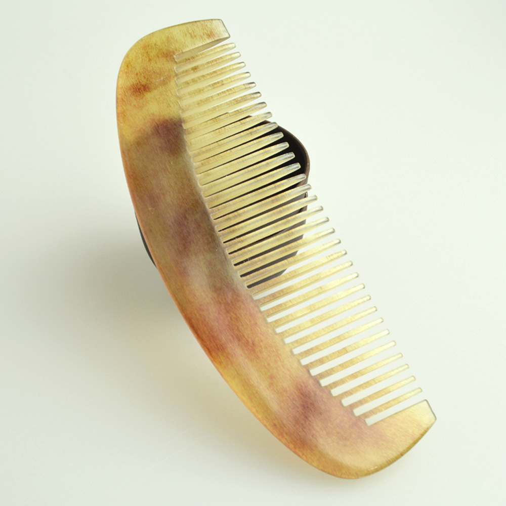Natural horn comb horn comb horn comb wide comb horn comb massage health comb factory direct supply
