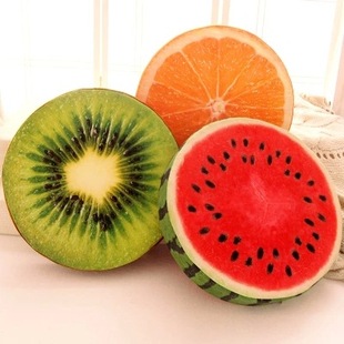 Plush toy creative cute fruit cushion pillow watermelon cushion office sofa creative pillow wholesale