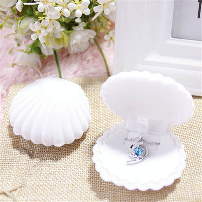 Earrings Pink Cute Personality Box Universal Factory Direct Jewelry Jewelry Box Shell Jewelry Box