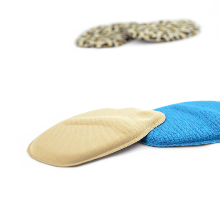 Factory direct 4D sponge front palm pad flower cloth half size pad elastic insole high heels pain relief pad