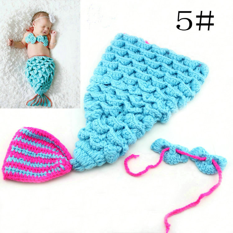 Handmade knitted baby hat children's cartoon shooting suit photography props Hundred Days baby photography clothing