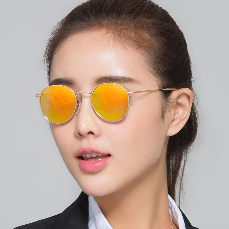 Factory wholesale true color film men's and women's sunglasses sunglasses driver's mirror polarizing mirror driving mirror RB3447