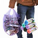 Household Thickened Garbage Bag Vests Portable Garbage Convenient Bag Environmental Protection Tasteless Disposable Plastic Bag 30