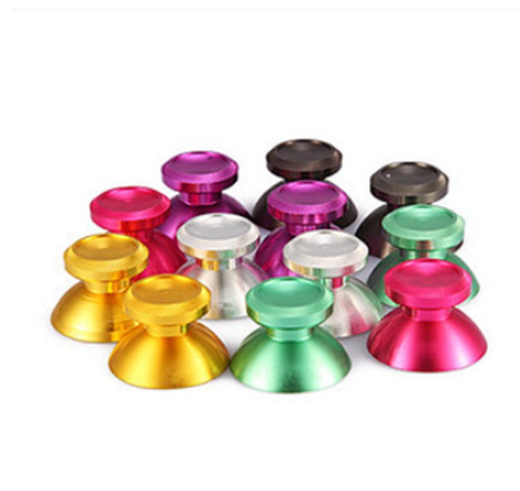 Wholesale Xbox One/ PS4/PS5 handle metal mushroom head 3D rocker aluminum alloy cap button