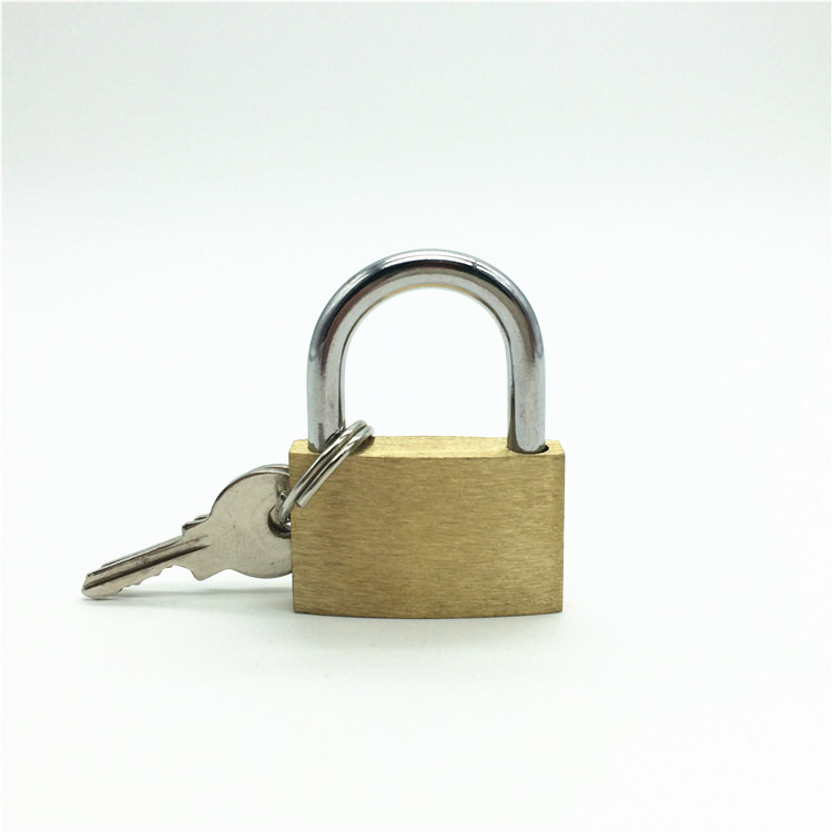 Factory wholesale 30mm thin copper lock chassis lock drawer cabinet door lock toolbox copper padlock medium copper padlock