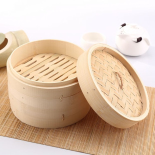 Factory direct sales of various specifications of bamboo steamer, advanced dim sum bamboo steamer, restaurant morning tea steamer