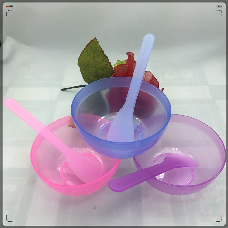 Free Shipping Multi-color Optional DIY Masking Bowl Beauty Makeup Tools Masking Bowl Set Two-piece Set