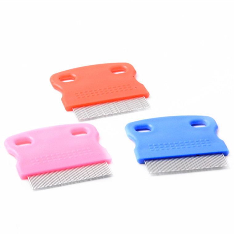 Factory Direct Pet tooth comb mini stainless steel flea removal pet tooth comb cat dog flea removal comb