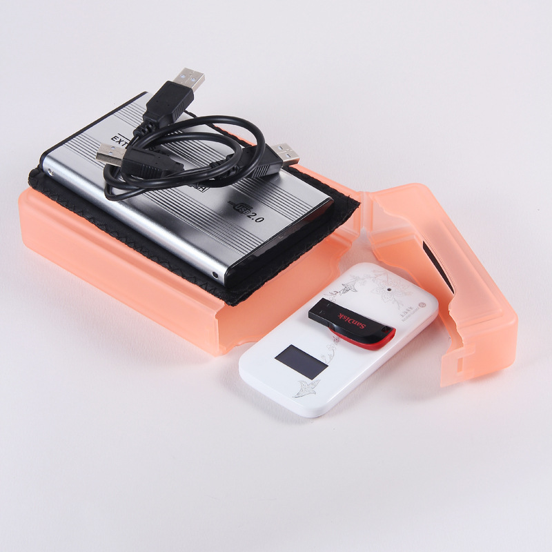 3.5-inch hard disk protection box hard disk holder pp box plastic box hard disk bag hard disk storage box