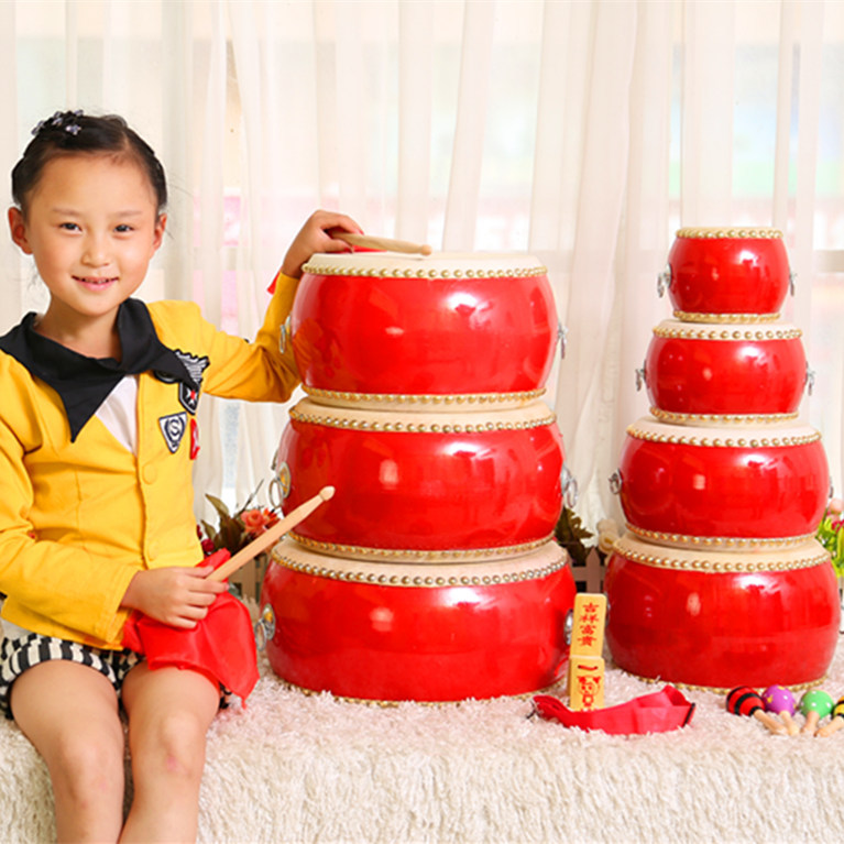 5-inch 6-inch 7-inch 8-inch 9-inch 10-inch toy drum small Hall drum children's cowhide big gong drum wholesale percussion instrument
