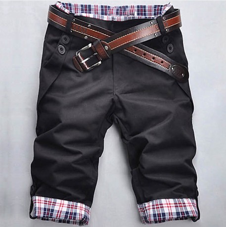 Factory Price Direct Selling Plaid Trendy Men's Half Pants Korean Men's Casual Pants Men's Plaid Men's Shorts
