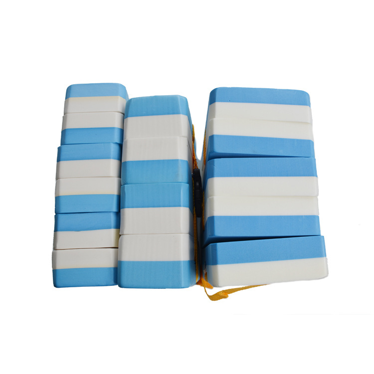 Zizhou blue and white five-piece swimming board thickened detachable self-taught swimming belt floating board in stock large back drift blue and yellow