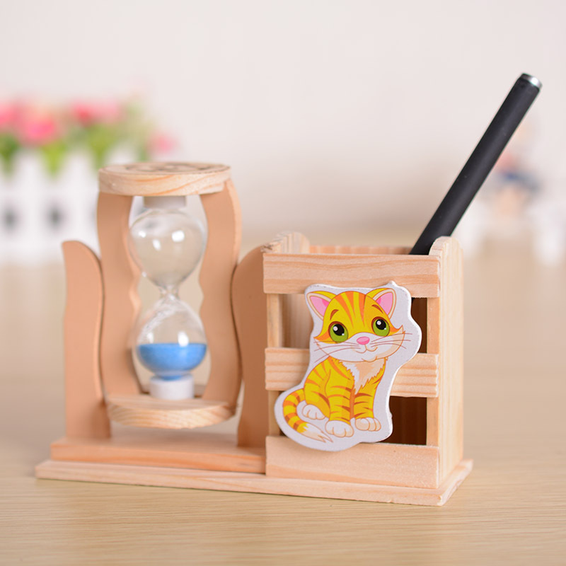 Children's Day Gift Creative Practical Hourglass Pen Holder School to Send Kindergarten Friends Children Prizes Graduation Gift