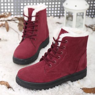 Manufacturers 2023 new ladies snow boots wholesale winter new women's winter shoes women's warm cotton shoes boots