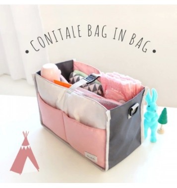 Outdoor Household Large Capacity Bag-in-bag Baby Carriage Finishing Bag Storage Bag Mother and Baby Bag Trolley Bag Storage Bag