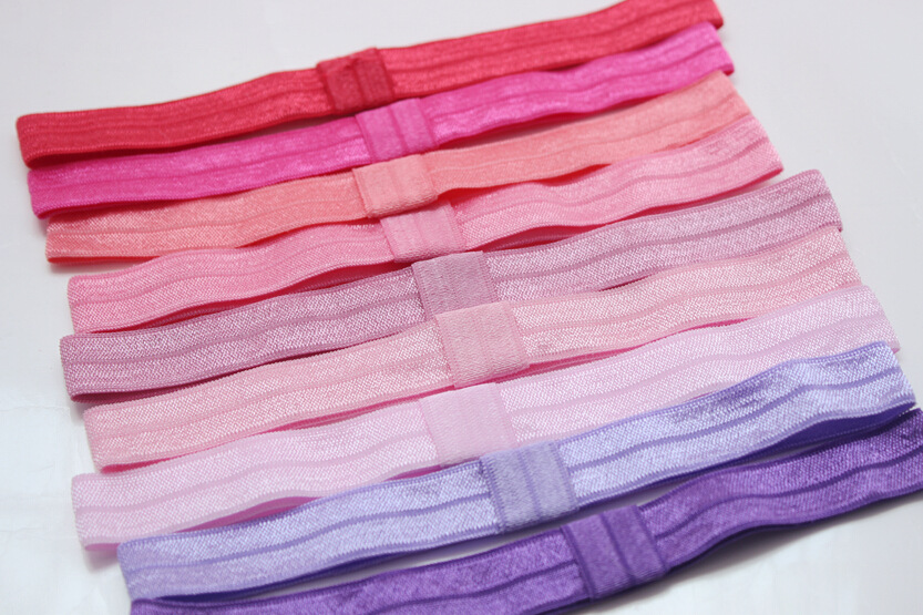 High quality smooth elastic baby baby headband 1.5cm children's hair band accessories can add flowers 27 colors