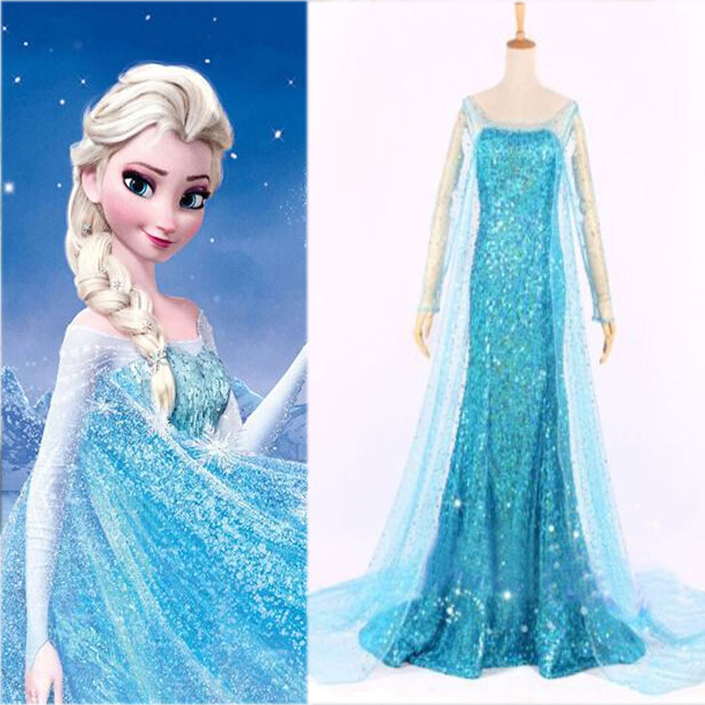 AliExpress popular 2015 new frozen Cosplay performance costume 1645