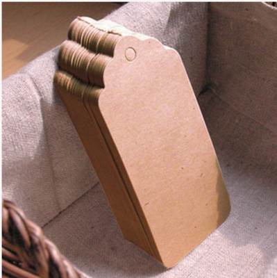 Retro style DIY blank graffiti Kraft paper tag/strip tag/label/tag wholesale