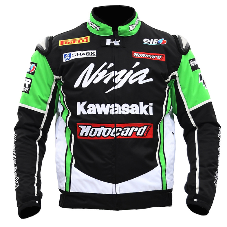 Summer/Winter Motorcycle Riding Suit Men's Bike Suit Racing Suit Anti-fall Knight Suit Jacket Coat Men's Green