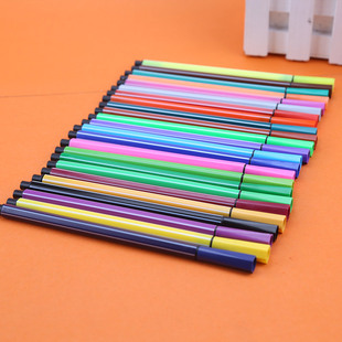 12 color watercolor pen washable bulk pull tube pull rod hexagonal wholesale 18 color 24 color Wenzhou manufacturers