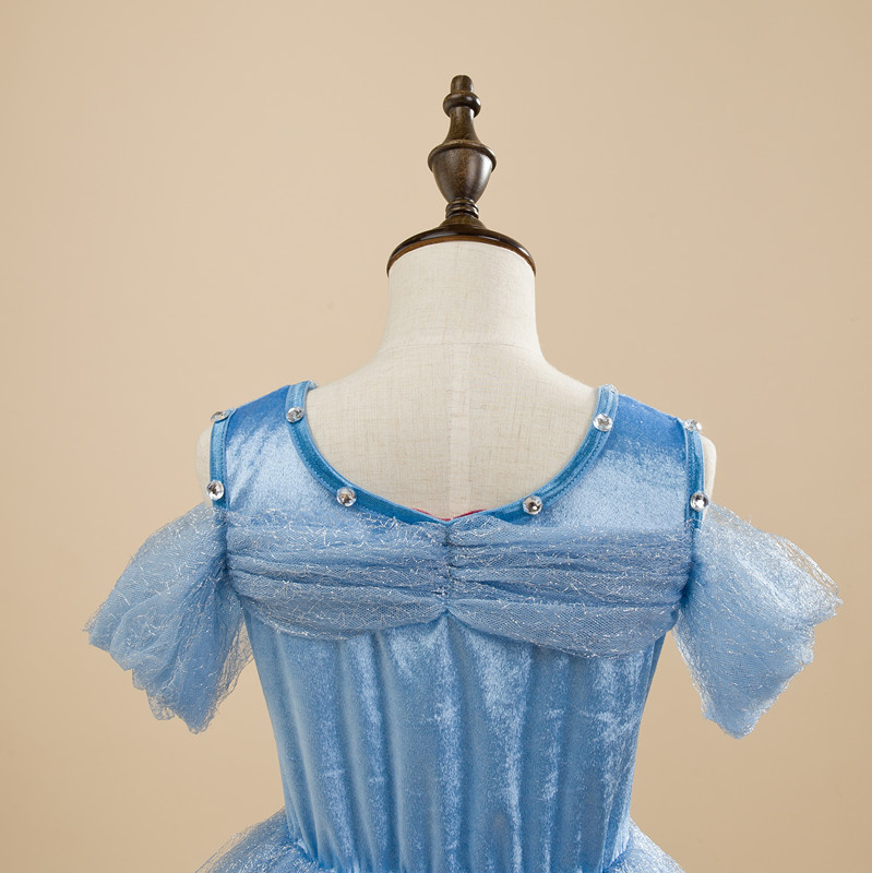 2024 children's clothing girls' children's 61 performance dress Cinderella princess dress Frozen dress mesh holiday dress