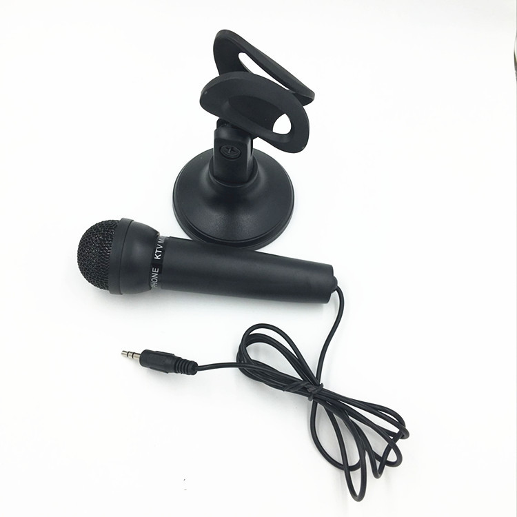 Computer microphone karaoke voice chat microphone with base KTV Mai DC3.5 microphone voice YY chat