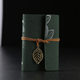 Small Yiye Zhiqiu Leather Tape Loose-leaf Leaf Notepad Portable Notebook Retro Hand Account Journal