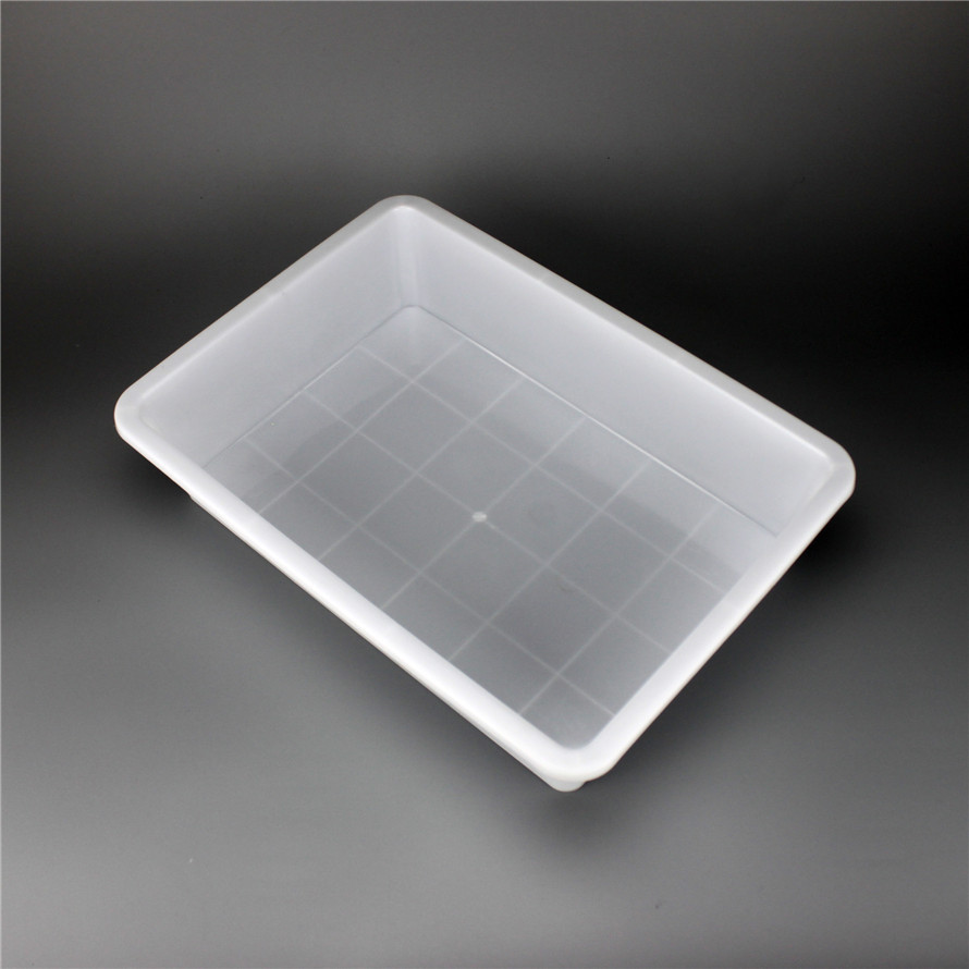 [Manufacturer] A604 Brilliant No.4 Solid PP/PE Food Grade Ice Basin Plastic Square Basin