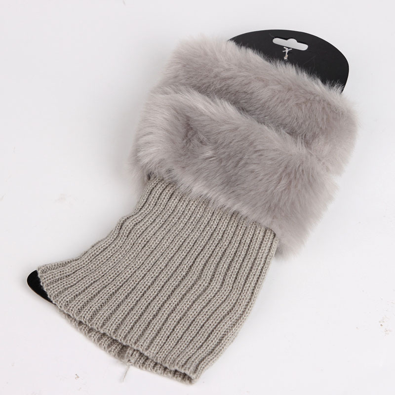 2020 European and American Mao Mao Boots Warm Socks Christmas Mao Foot Cover Short Wool Shoe Cover_voghion.com