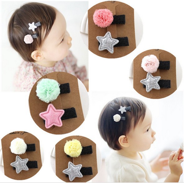 Children's Hair Clip Baby Girl Hair Accessories Clip Headwear Side Clip Set Korean Princess Baby Clip Girl Hair Clip