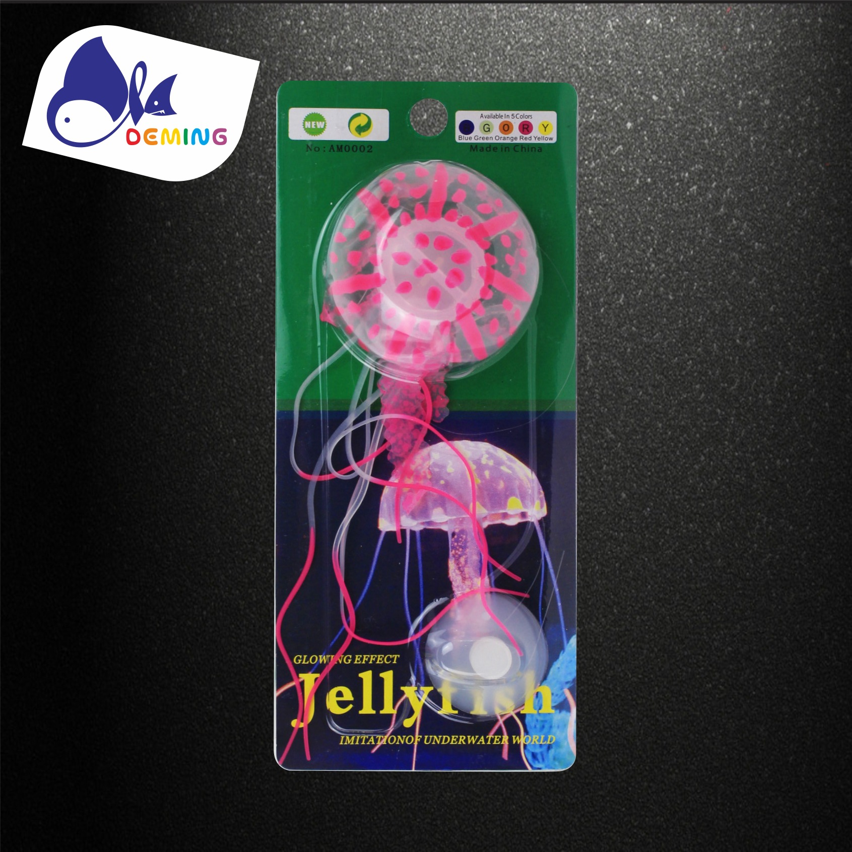 Fish tank landscaping decoration silicone transparent fluorescent jellyfish coral jellyfish tank grass tank simulation jellyfish fake jellyfish wholesale
