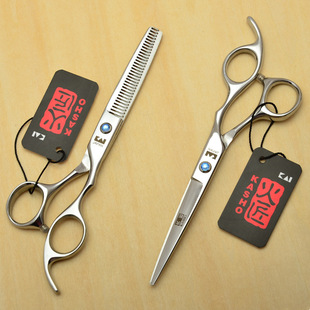 Firesmith blue 5.0 inch barber scissors Liu Haiping tooth scissors 7.0 8.0 pet scissors hairdressing scissors thin
