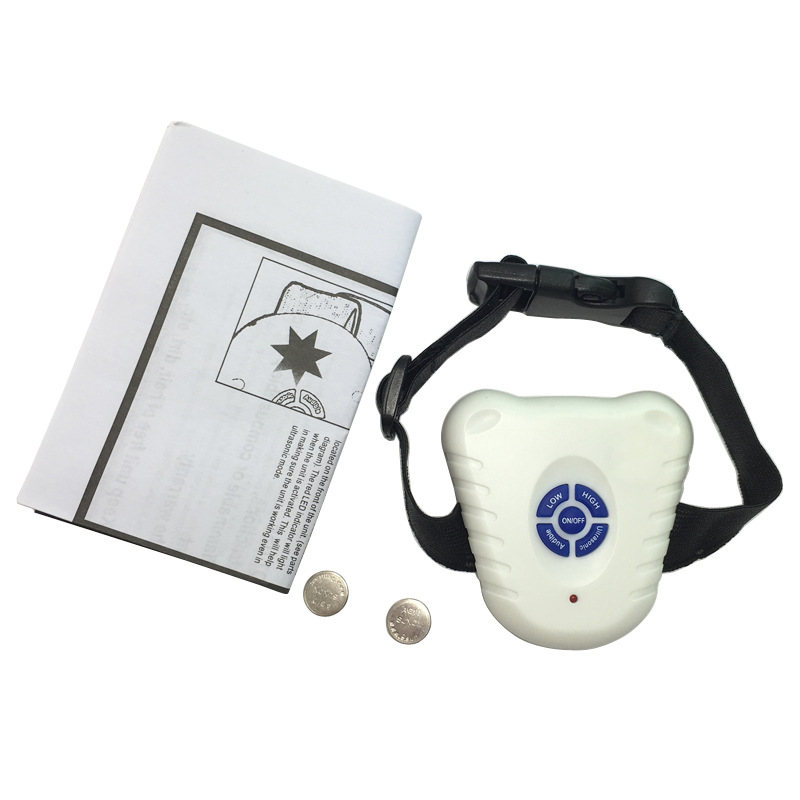 Pet supplies ultrasonic automatic dog trainer bark stopper electric shock trainer pet bark stopper