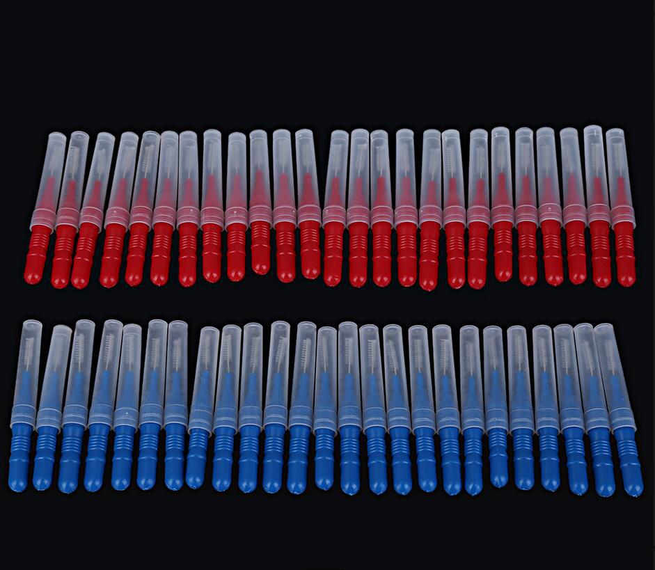 2.5MM red and blue interdental brush 50 pcs per box
